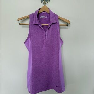 Nike Golf Dri-FIT Sleeveless Polo Tank – Women’s Medium